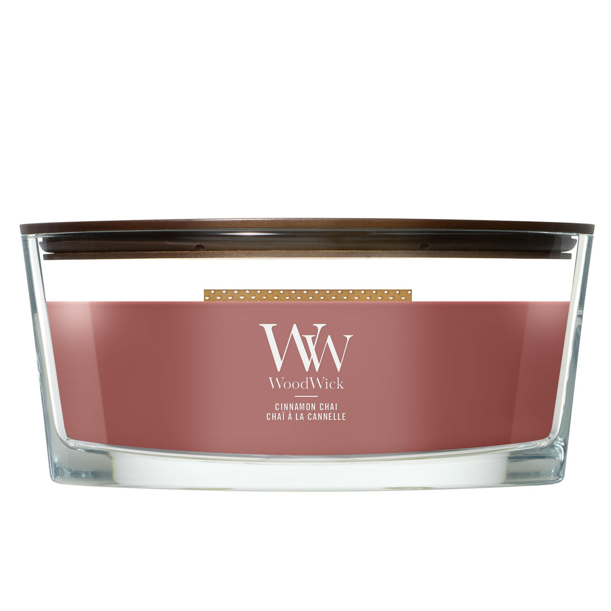 WoodWick Tonka & Almond Milk Scented Candle, Crackling Wick, 9.7oz