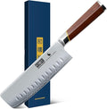 HOSHANHO Nakiri Knife 7", Razor Sharp Japanese Chef Knife for Vegetables