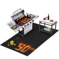 TOHONFOO Large Grill Mats for Outdoor Grill Deck Protector 90 x 48 x 0.04in