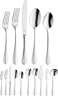 Amefa Baguette Flatware Set - Silver, Set of 45