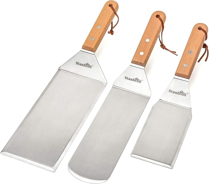 Stanbroil Stainless Steel Spatula Set Tools for Blackstone and Camp Chef