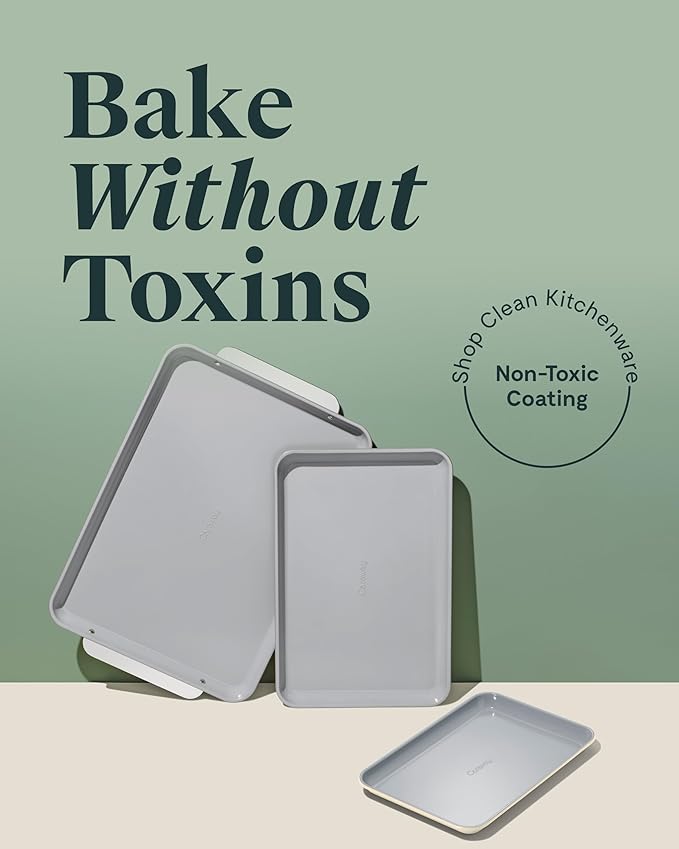 Caraway Non-Stick Ceramic Baking Sheet Trio