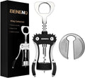 Beneno Wine Opener with Stainless Steel Wine Foil Cutter, Midnight Black