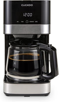 CUCKOO 10-Cup Programmable Drip Coffee Maker with Glass Pot, CCM-BD011B