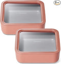 Caraway 2-Piece Glass Food Storage Set with Lids