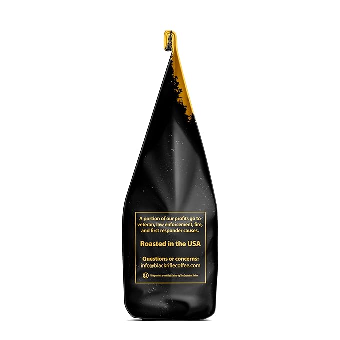 Black Rifle Coffee Dark Roast Ground Coffee Tactisquatch 18 oz
