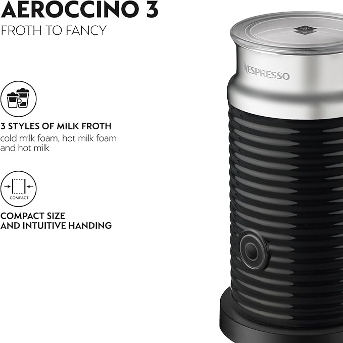 Nespresso Samra Origins Vertuo Pop+ Coffee Machine with Milk Frother