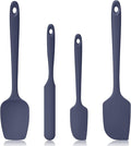 Lilybeam 600ºF Heat Resistant Silicone Spatula Spoonula Set of 4, Blue
