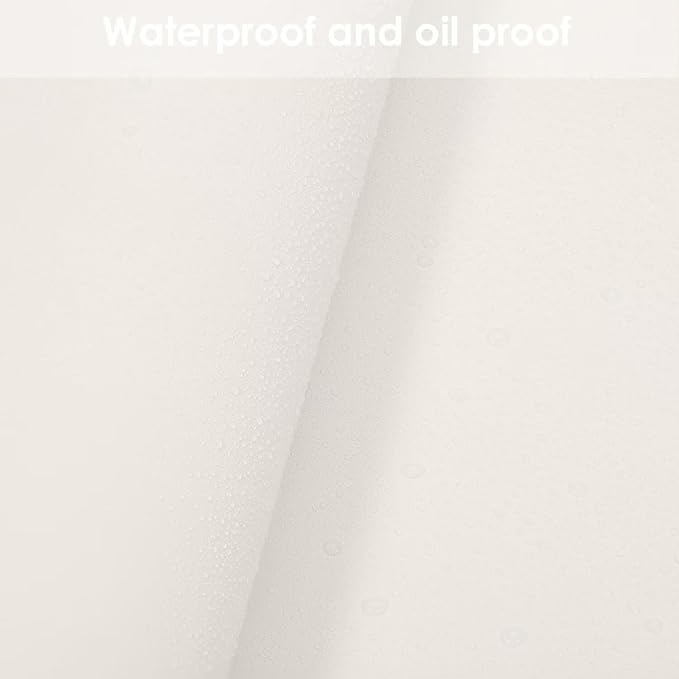 Zinkooat Leather Dresser Cover,1.8mm Thick,14x90 Inch,Dresser Protector Top,Dresser Top Protector,Dresser Cover Top,Dresser Top Cover,Dresser Cover Top for Bedroom.(White+White,14x90)