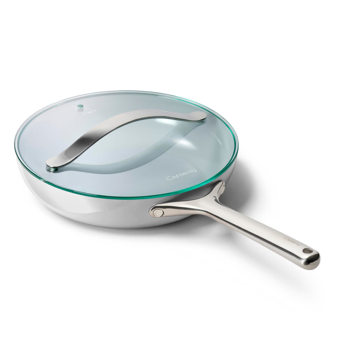 Caraway Ceramic Non-Stick Fry Pan Set with Glass Lids