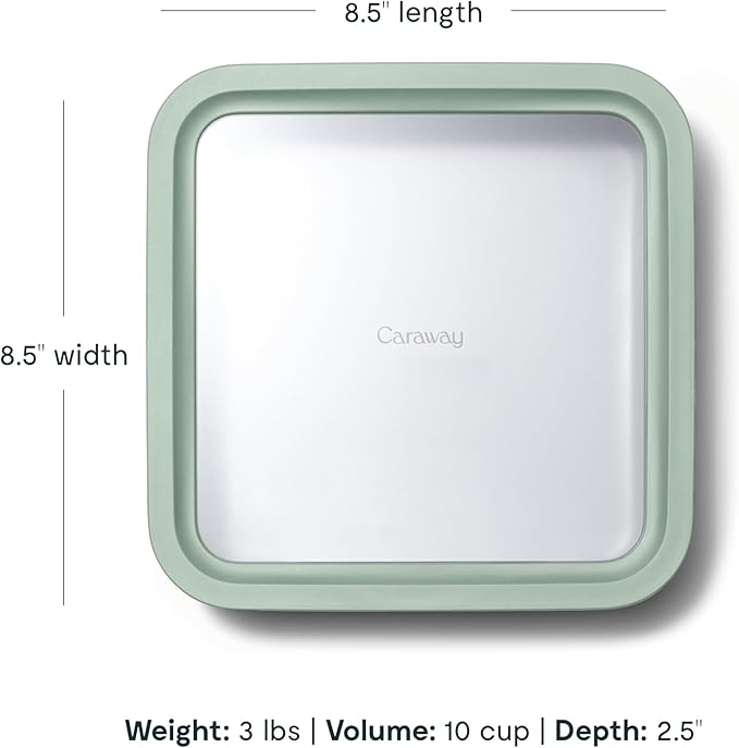 Caraway Glass Food Storage Container with Lid