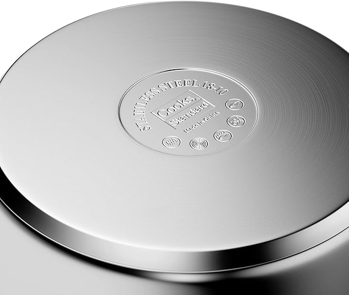 Cooks Standard Extra Large Soup Pot - Stainless Steel Induction Cookware