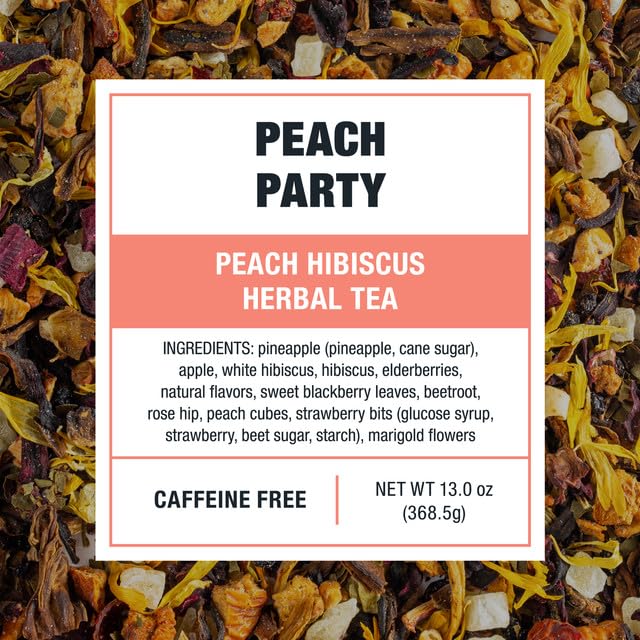 Tiesta Tea - Peach Party Cold Brew, Peach Hibiscus Herbal Tea