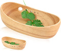 SKLENICE Wooden Herb Stripper Bowl Handmade Herb Stripper Tool with 5 Different Hole Sizes Efficient Herb Peeling Cup Herb Leaf Peeler for Separating Leaves Kale Broccoli Thyme Basil Rosemary