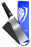 Dalstrong Professional Narrow Grater - Zester - #304 Stainless Steel Blade - G10 Handle Kitchen Shredder - w/Blade Cover - Citrus, Hard Spices, Chocolate, Garlic, Ginger - NSF Certified