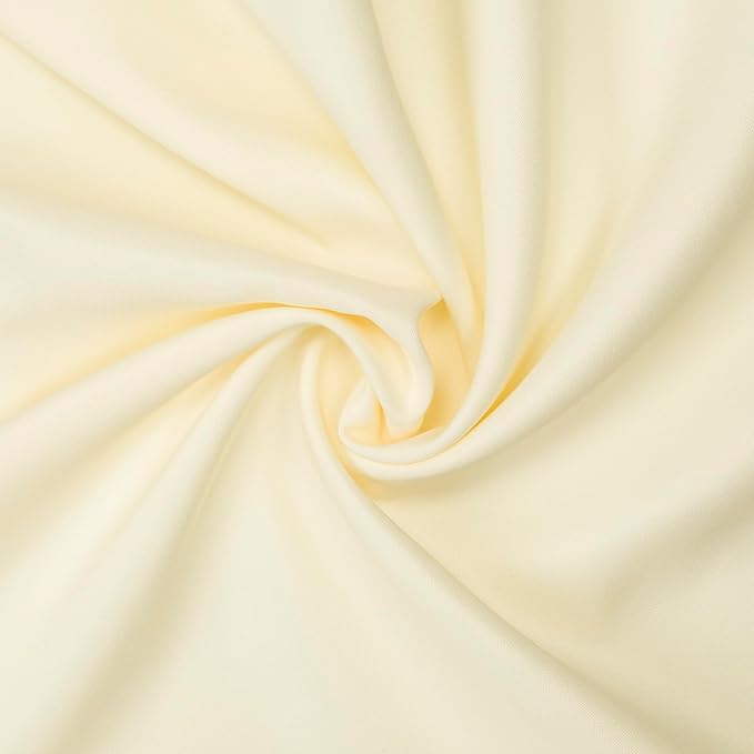 Gee Di Moda Rectangle Tablecloth - 70 x 120 Inch Ivory Table Cloth for 6 or 8 Foot Rectangle Tables - Heavy Duty Washable Fabric - for Holiday Party, Dinner, Weddings, Baby Shower & Events