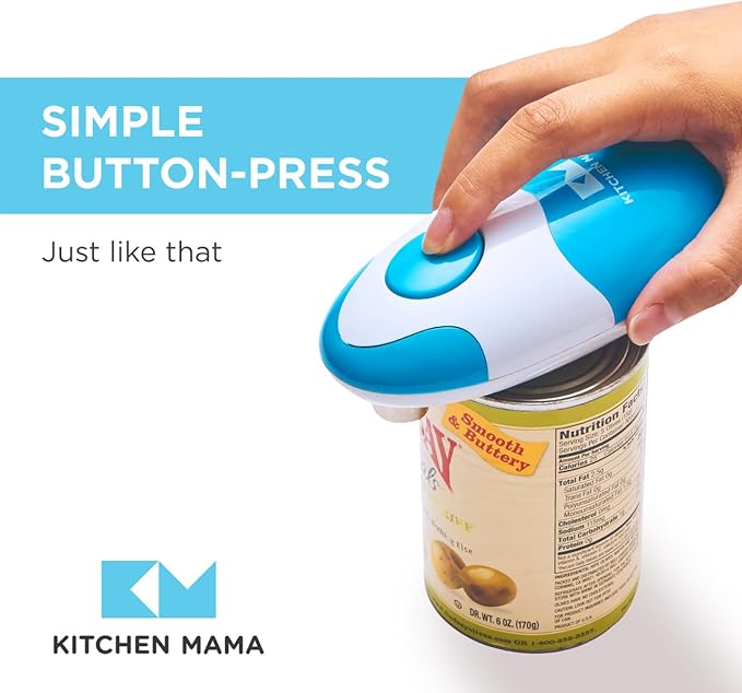 Kitchen Mama Auto Electric Can Opener, Sky Blue