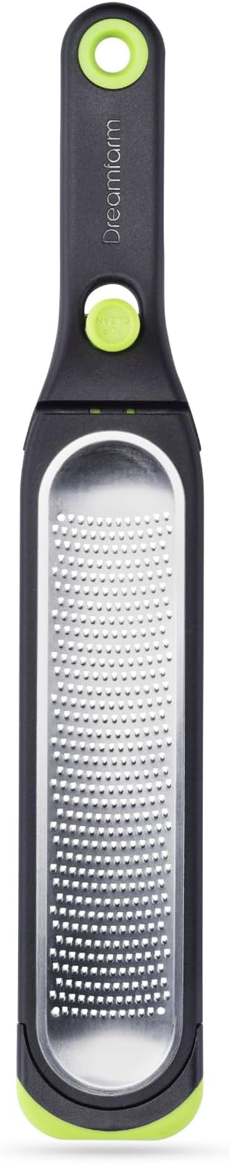 Dreamfarm Ozest Self-Cleaning Zester with Pop Button - 1mm Fine Zesting