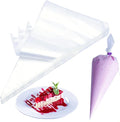 NinBase 24 Inch Extra Large Piping Bags - 100 Pack Disposable Non-Slip Thickened Pastry Bag - Anti Burst Pastry Bags, Ideal for Icing, Cake Baked Goods Baking Chocolate Cupcake Decoratin XXL