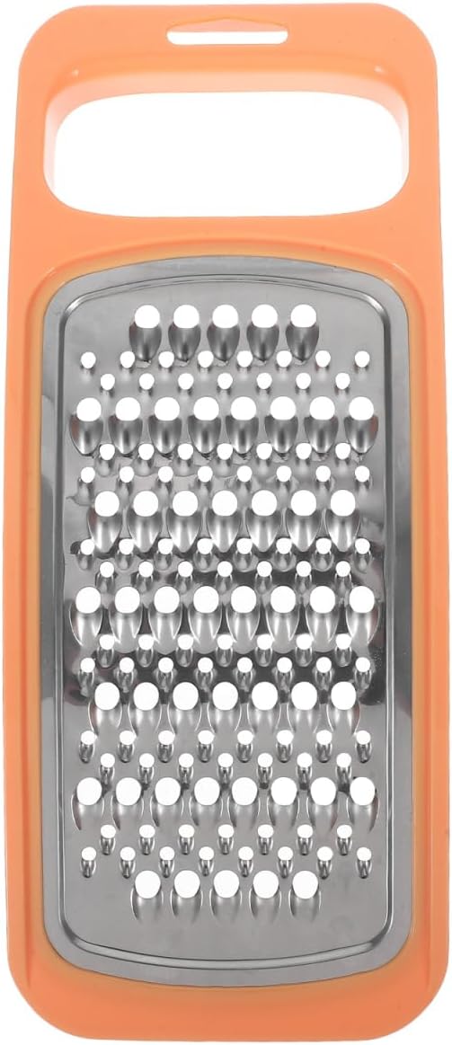 SOLUSTRE Double-Sided Stainless Steel Vegetable Grater and Cheese Slicer Multifunction Kitchen Tool for Potatoes Carrots Garlic 10.23X4.25X0.59In Compact and Easy to Clean