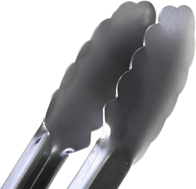 Kona 17-in Stainless Steel Locking Grill Tongs, Heavy-Duty, Set of 2
