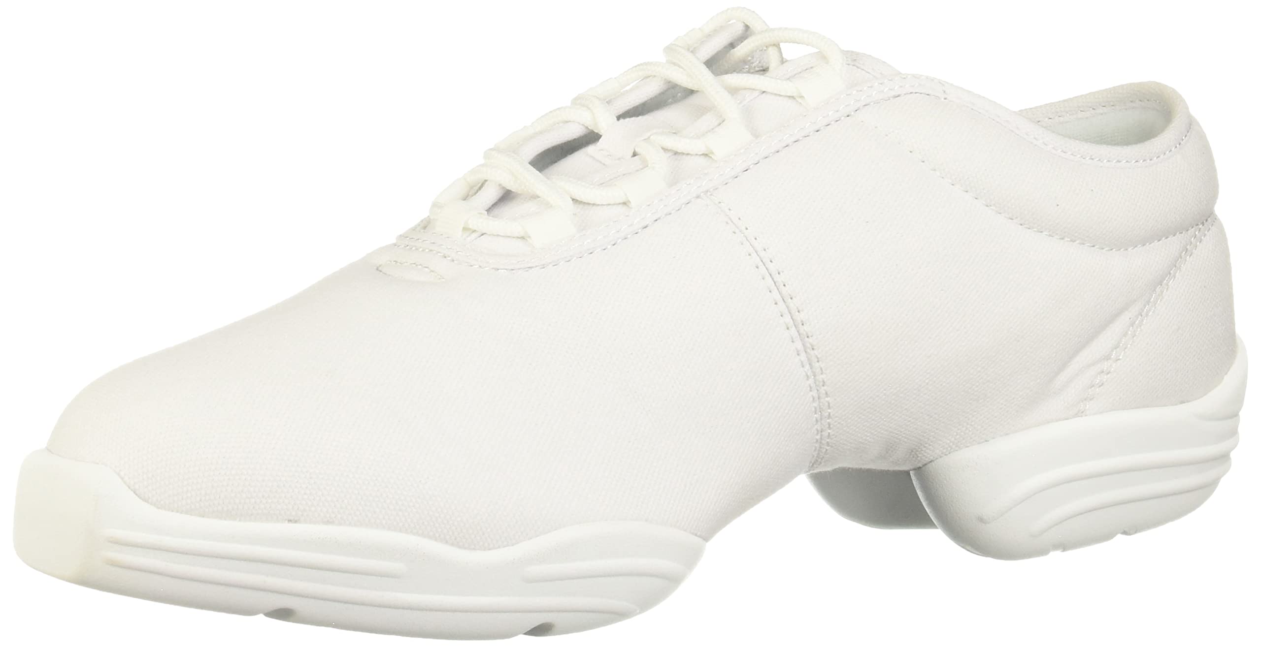 Capezio womens Canvas Sneaker dance shoes, White, 9.5 US