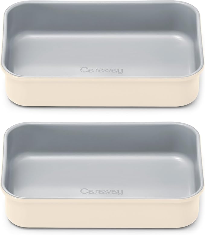 Caraway Non-Stick 9" x 6.5" Small Rectangle Baking Pan Duo