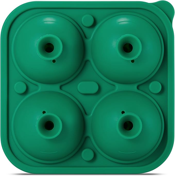 ACOOKEE Novelty Golf Gifts Ball Ice Maker Mold, 2.2" Large Sphere Round Ice Cube Mold for Cocktails, Whiskey, Bourbon, Fun Shapes Big Whiskey Ice Cube Mold Gifts