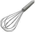 FGKEIUX 8-Inch Stainless Steel Whisk, Handheld Egg Beater for Mixing Batter, Whipping Cream
