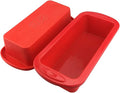 Silicone Bread and Loaf Pans (2 Pack) - Nonstick Silicone Baking Mold for Homemade Loaf, Bread and Meatloaf