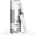 Misen 8 Inch Chef Knife, AUS-10 Japanese Stainless Steel - White