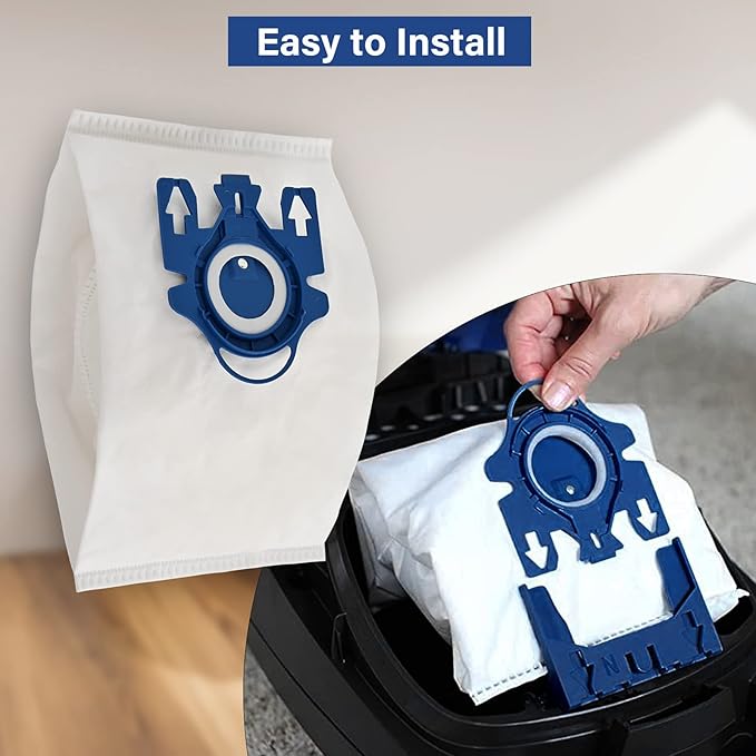 20 Pack 3D Airclean Vacuum Bags, Replacement for Miele AirClean 3D Efficiency Dust Bag,Miele Classic C1 Complete C1 C2 C3 S227 S240 S270 S400 S400i-S456i S2 S5 S8 Series Vacuum 6 sets AirClean Filters