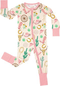 Little Sleepies Baby Pajamas, Pink Ready to Rodeo, 18-24 months