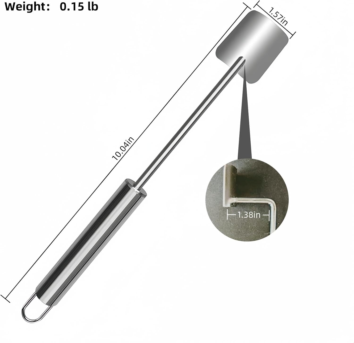 Corn Cob Peeler, 2025 NEW Long Handle Stainless Steel Corn Peeler for Corn on the Cob Stripper Tool, Corns Peelers Stainless Steel Splitter Tool Easy Fast Corn Remover Tool for Home Kitchen (2pcs)