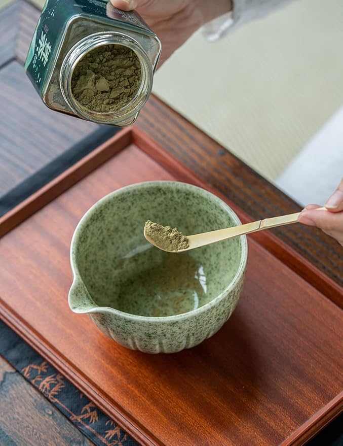 TANG PIN Matcha Set - Match Bowl and Whisk, 15 OZ Matcha Whisk Set