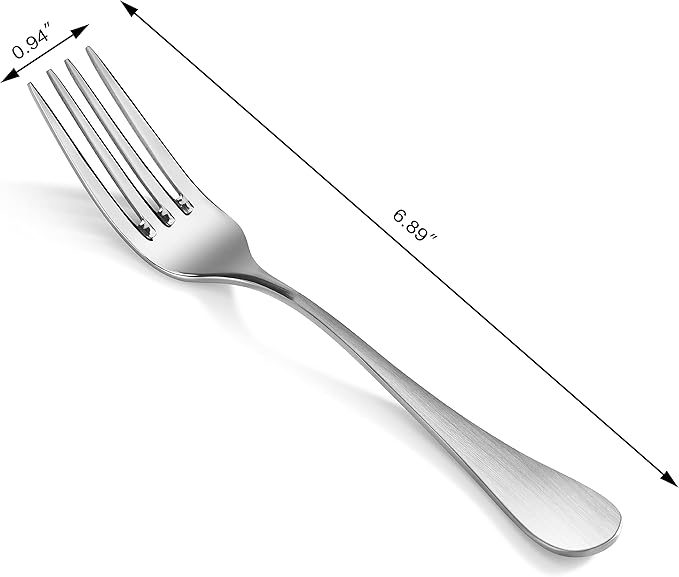 Artaste Rain Matte Salad Fork, 12-Piece