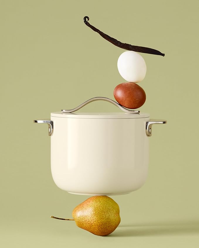 Caraway Petite Cooker, 2 qt Ceramic-Coated Pot