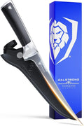 Dalstrong 7" Fillet Knife — Forged German HC Steel, 58+ HRC, Flexible Blade — For Filleting Fish, Boning Chicken & Silverskin Trimming — POM Handle, Full Tang, Sheath, Vanquish, customer support