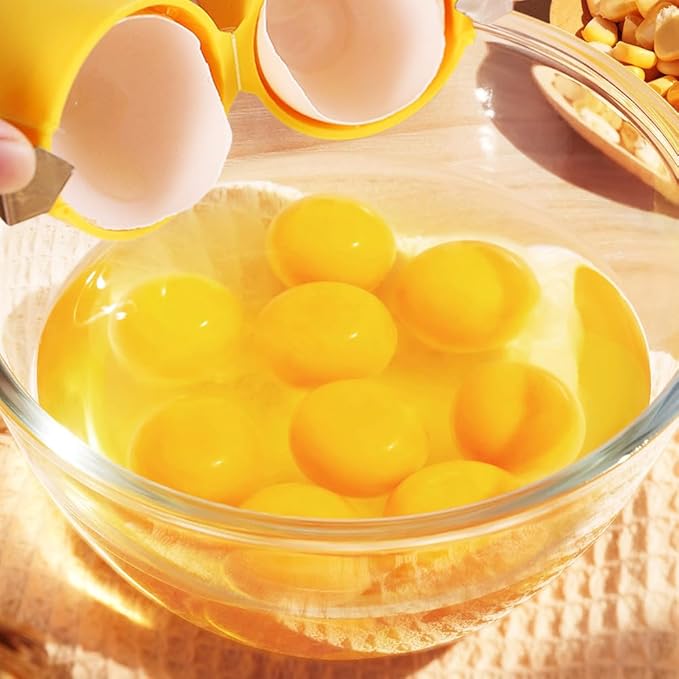 2025 Premium Egg Shell Opener, Egg Shell Cutter Eggs Shell Separator for Raw Eggs, Multifunctional Egg Cutter Egg Cracker Separator for Home Kitchen Gadgets (Pink)