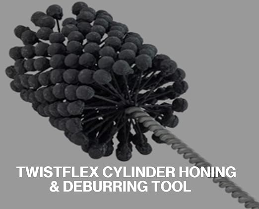 3-1/4” (83mm) 320 Grit Silicon Carbide TwistFlex Cylinder Hone 77-83mm