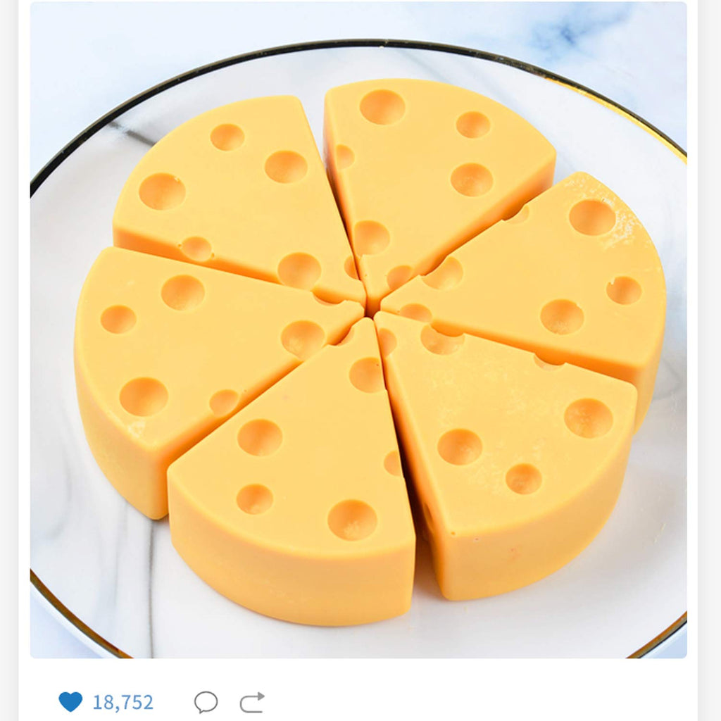 OCPO Kitchen Cheese Silicone Mold for Baking Mousse Cake, 8 Cavities