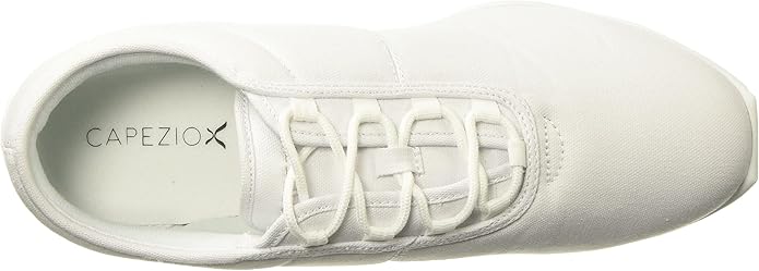 Capezio womens Canvas Sneaker dance shoes, White, 4.5 US
