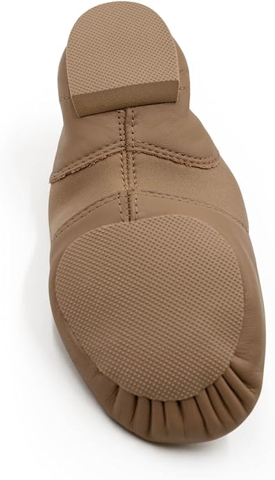Capezio E-Series Jazz Slip On, Caramel, 10 M