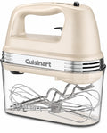 Cuisinart Power Advantage Plus 9-Speed Hand Mixer, 220W-Motor Hand Blender Electric Mixer with 9 Speed Settings, XL Dishwasher-Safe Beaters, 3 Low Mixing Speeds, Storage Case, Cream