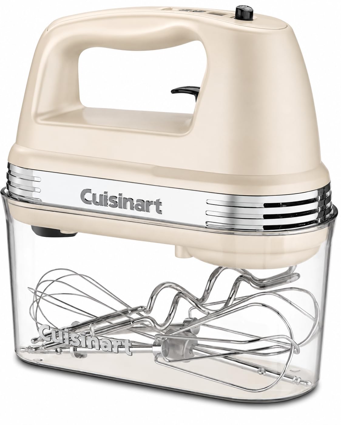Cuisinart Power Advantage Plus 9-Speed Hand Mixer, 220W-Motor Hand Blender Electric Mixer with 9 Speed Settings, XL Dishwasher-Safe Beaters, 3 Low Mixing Speeds, Storage Case, Cream