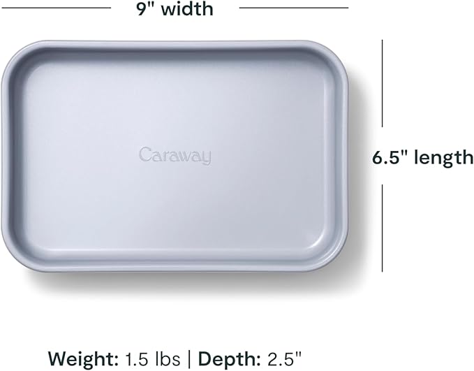 Caraway Non-Stick 9" x 6.5" Small Rectangle Baking Pan Duo