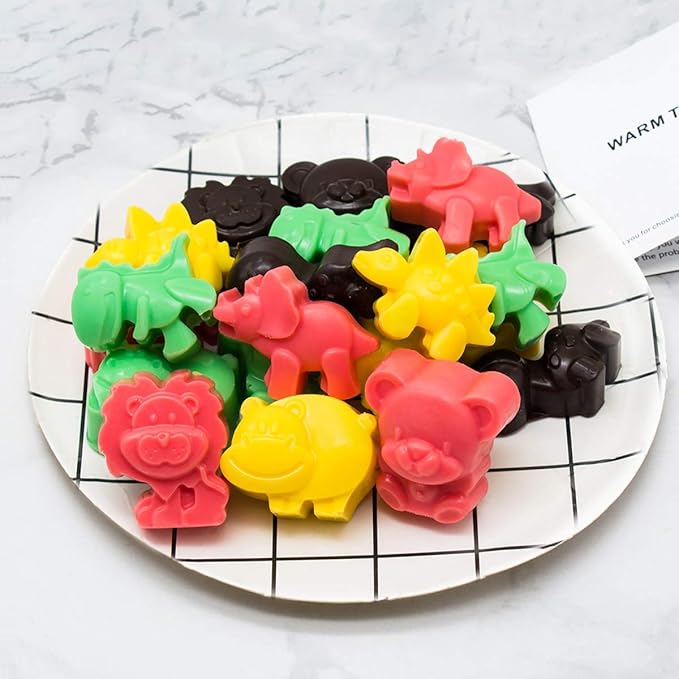 4-Pack Animal Silicone Chocolate Candy Molds, Baking Molds