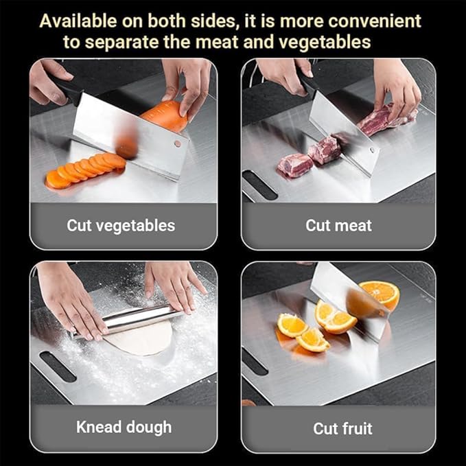 Titanium Cutting Board - 100% Pure for Kitchen - Cutting Edge Hygiene & Durability, Home Cooking