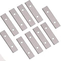 LU&MN Carbide Scraper Replacement Blades, 2.38" / 60×12×1.5mm Double-Edged Reversible Blades, Fits Most Handheld Paint, Glue& Grout Scrapers, 10Pieces