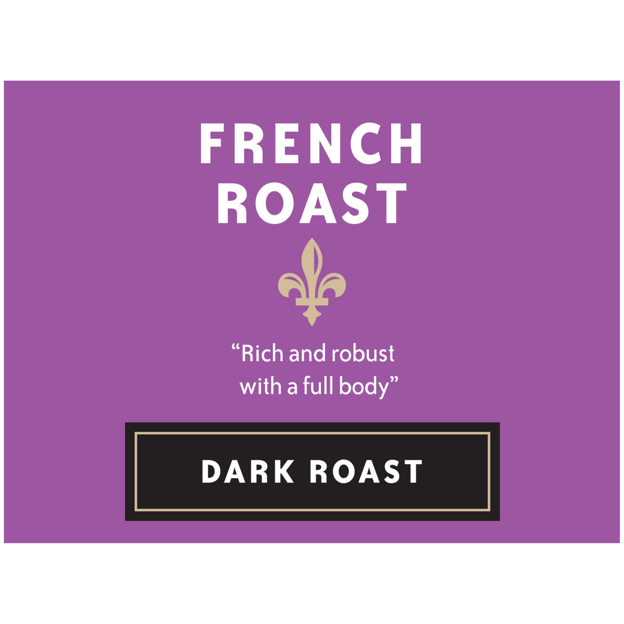 Community Coffee French Roast 72 Count Coffee Pods, Extra Dark Roast, Compatible with Keurig 2.0 K-Cup Brewers, 12 Count (Pack of 6)